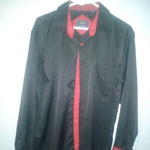 Men's Black and Red Jacket